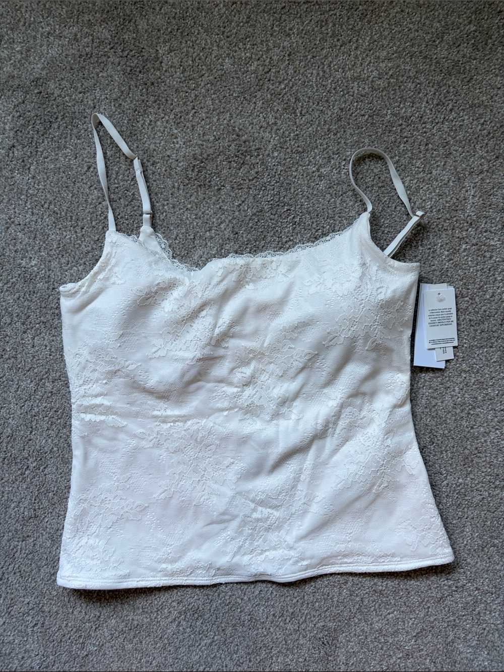 NWT Abercrombie & Fitch bra-free 90s Lace-Cami - Picture 4 of 5